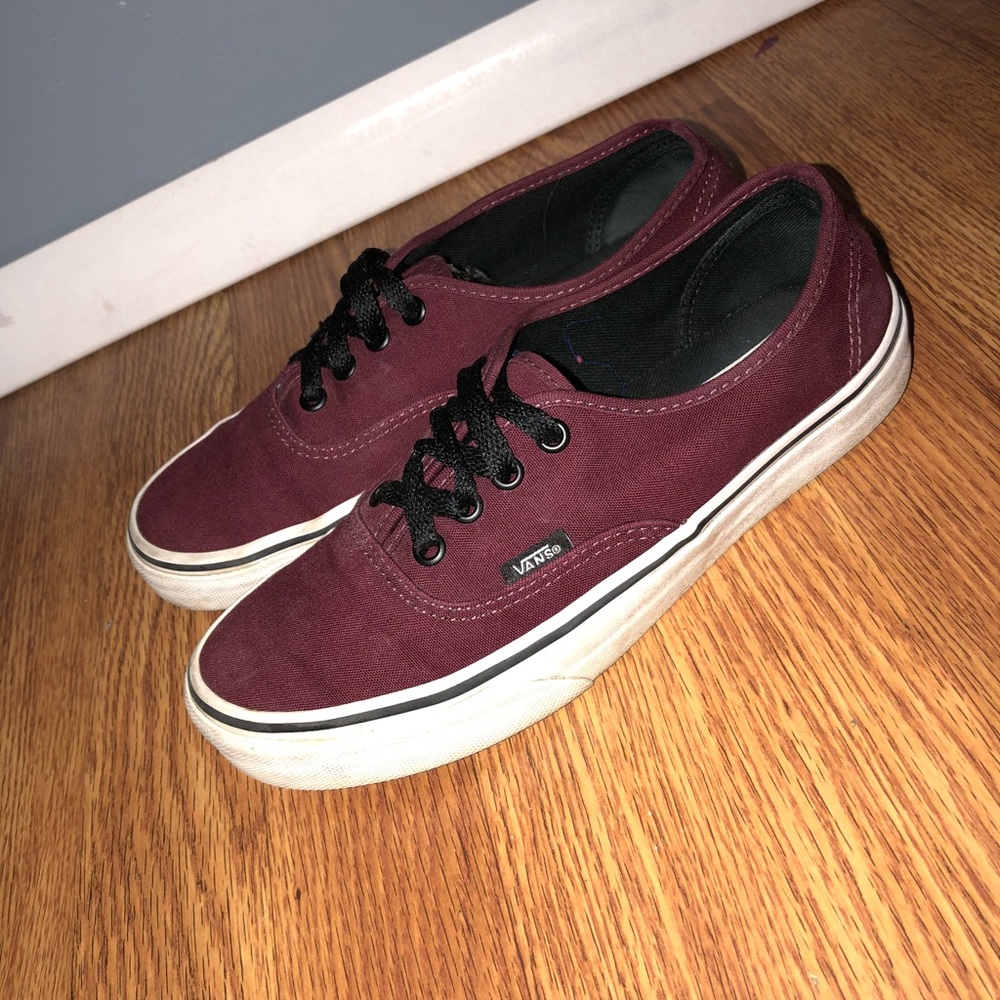 Maroon Vans